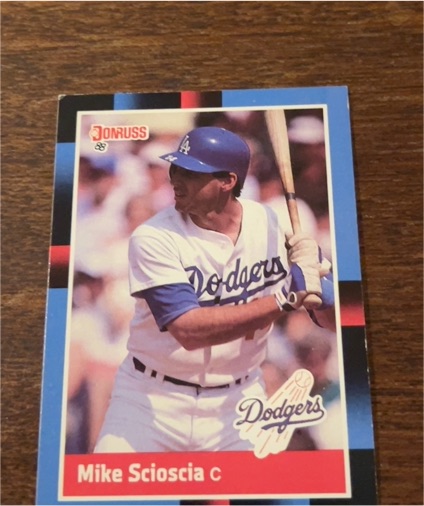 1988 Donruss #106 Mike Scioscia — front