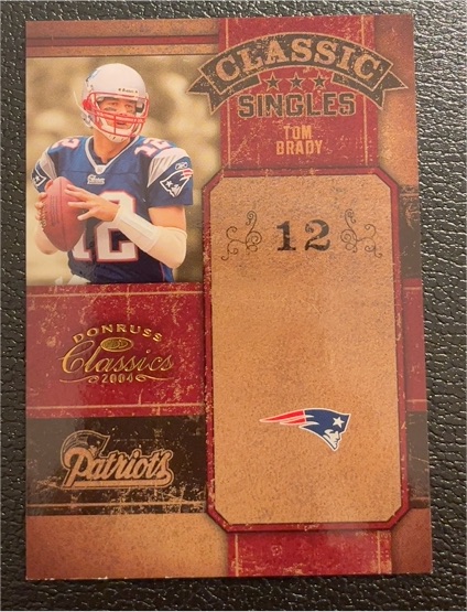 2004 Donruss Classics #CS-28 Tom Brady Classic Singles — front
