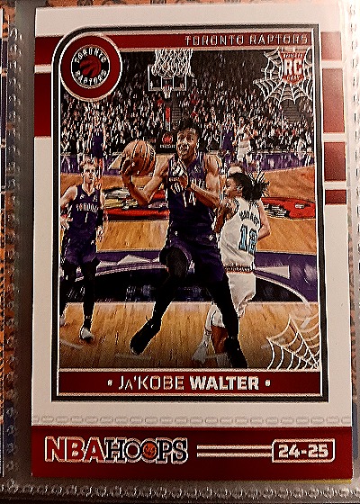 2024-25 Panini NBA Hoops Haunted #255 Ja'Kobe Walter — front