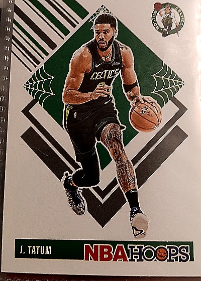 2024-25 Panini NBA Hoops Haunted Hoops #284 Jayson Tatum — front