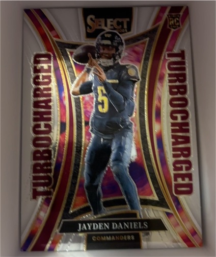 2024 Panini Select #12 Jayden Daniels Turbocharged — front