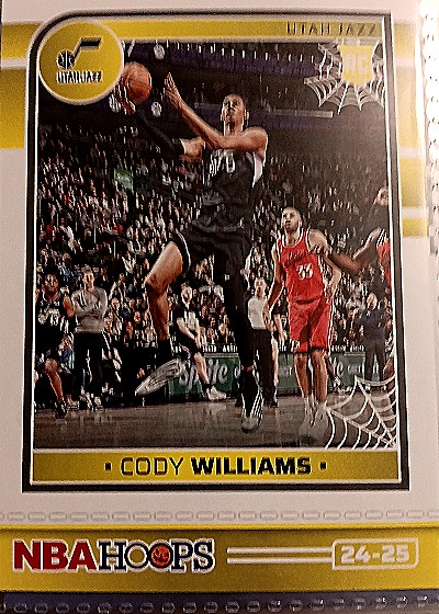 2024-25 Panini NBA Hoops Haunted Hoops #238 Cody Williams — front
