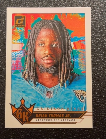 2024 Donruss Gridiron Kings #8 Brian Thomas Jr. — front