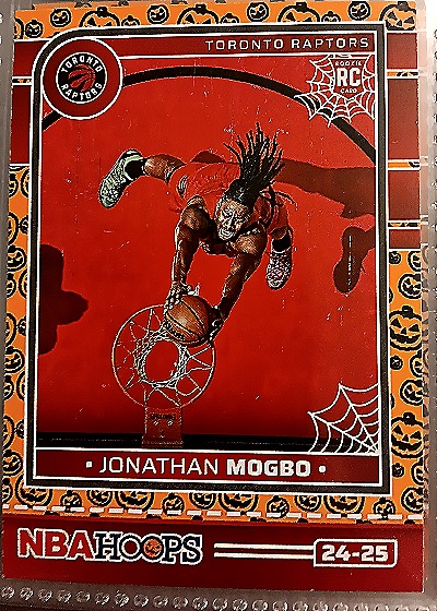 2024-25 Panini NBA Hoops Haunted Hoops #236 Jonathan Mogbo — front