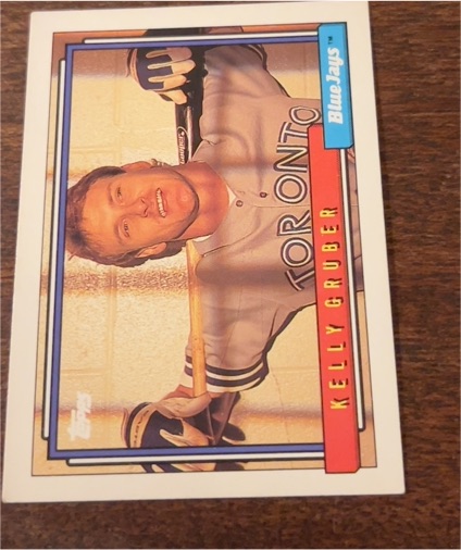 1992 Topps #298 Kelly Gruber — front