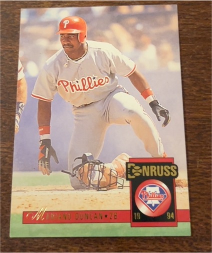 1994 Donruss # Manny Duncan — front