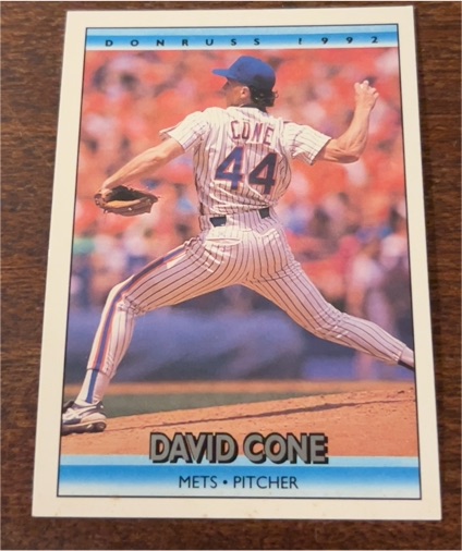 1992 Donruss #97 David Cone — front