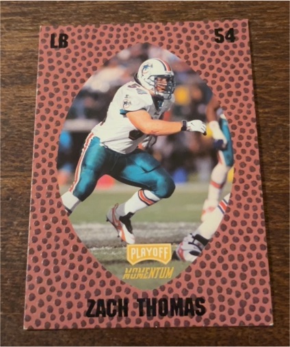 1998 Playoff Momentum #227 Zach Thomas — front