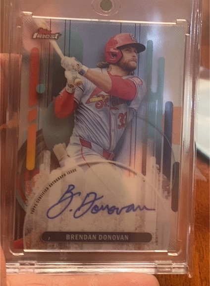 2025 Topps Finest #FA-BD Brendan Donovan — front
