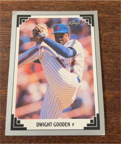 1991 Leaf #165 Dwight Gooden — front