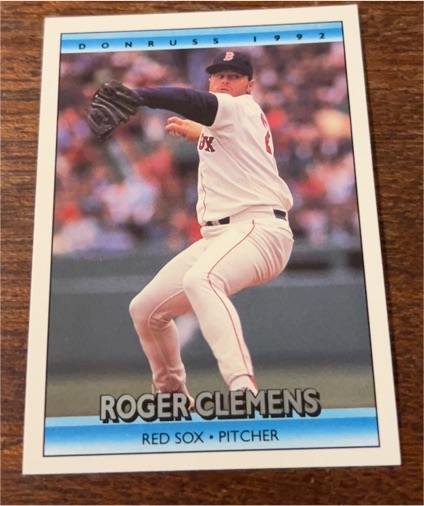 1992 Donruss #244 Roger Clemens — front