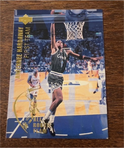 1994-95 Upper Deck #2 Anfernee Hardaway All Rookie Team Orlando Magic — front