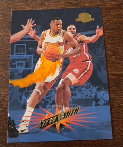 1995-96 SkyBox Premium #4 Steve Smith — front
