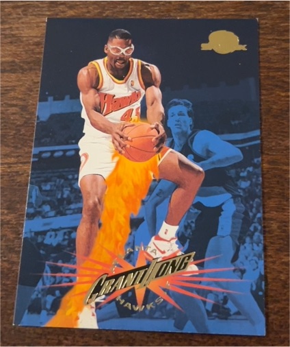 1995-96 Skybox Premium #3 Grant Long — front