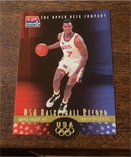 1996 Upper Deck USA Basketball #32 David Robinson — front