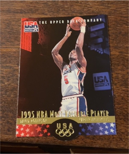 1995 Upper Deck USA #31 David Robinson — front