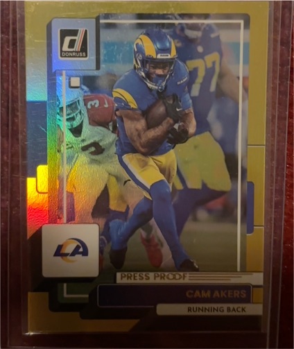 2022 Donruss Football #15 Cam Akers — front