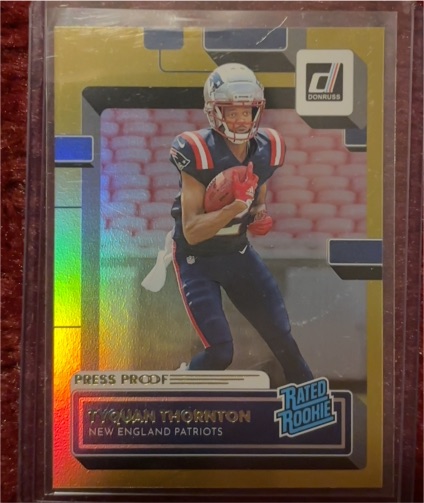 2022 Donruss #322 Tyquan Thornton — front