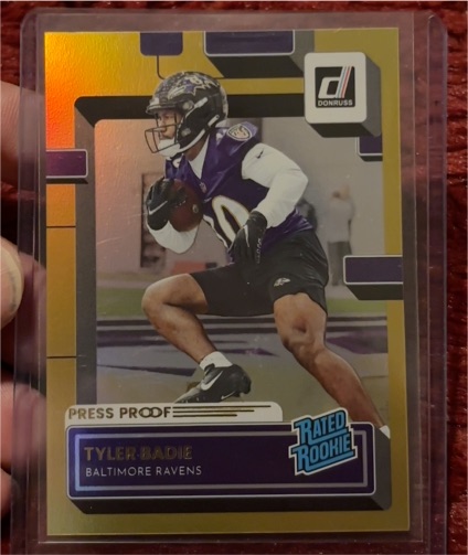 2022 Donruss #348 Tyler Badie — front