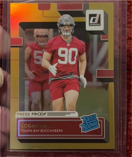 2022 Donruss #364 Logan Hall — front