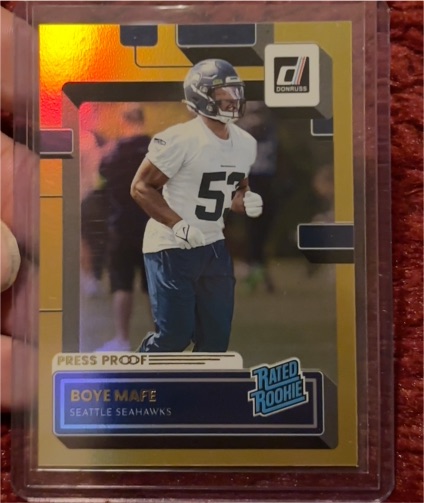 2022 Donruss #368 Boye Mafe — front