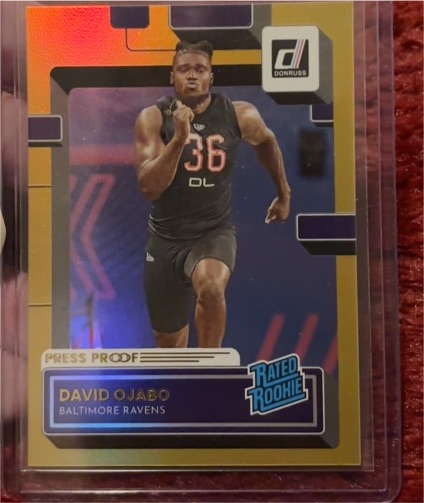 2022 Donruss #370 David Ojabo — front