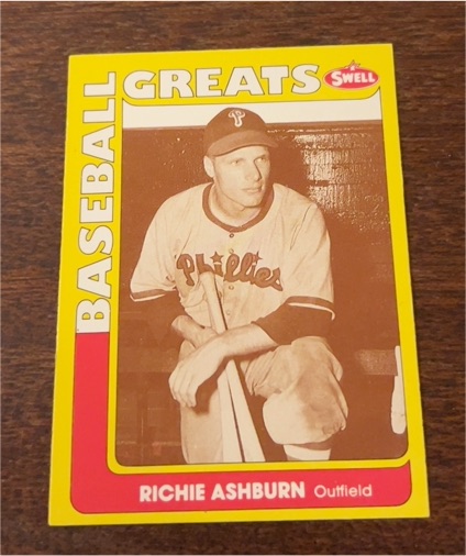1990 Swell Baseball Greats #4 Richie Ashburn — front