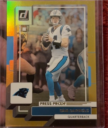 2022 Donruss Press Proof Premium #236 Sam Darnold — front