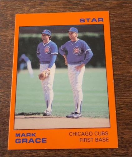 1988 Star #7 Mark Grace — front