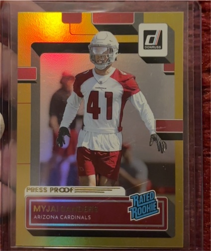2022 Donruss #390 Myjai Sanders — front
