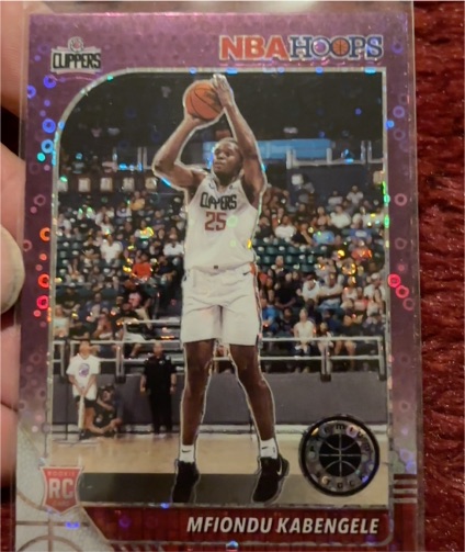 2019-20 Panini Hoops Premium Stock #222 Mfiondu Kabengele — front