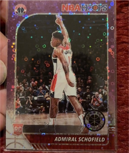 2019-20 Panini NBA Hoops Premium Stock #231 Admiral Schofield — front