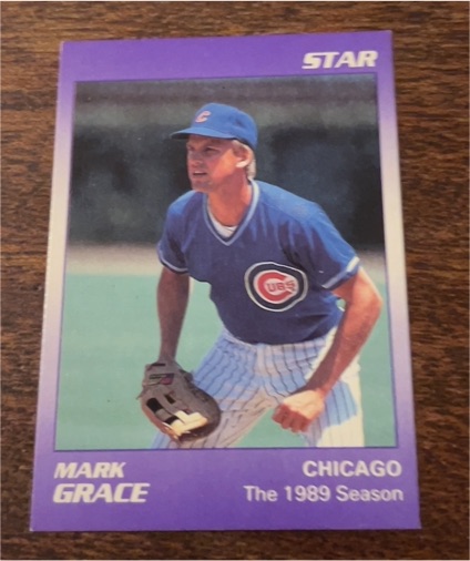 1989 Star #22 Mark Grace — front