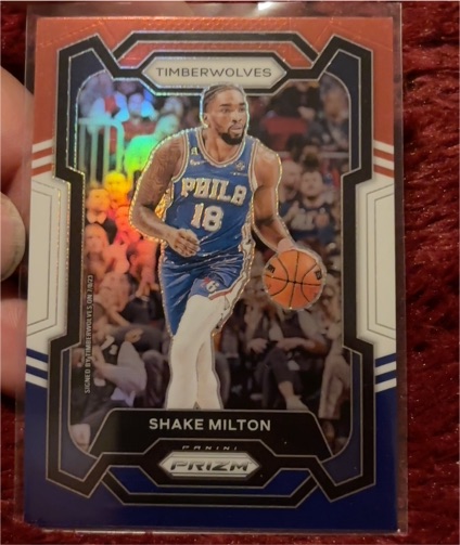 2023-24 Panini Prizm #215 Shake Milton — front