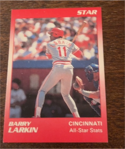 1989 Star Company #11 Barry Larkin — front