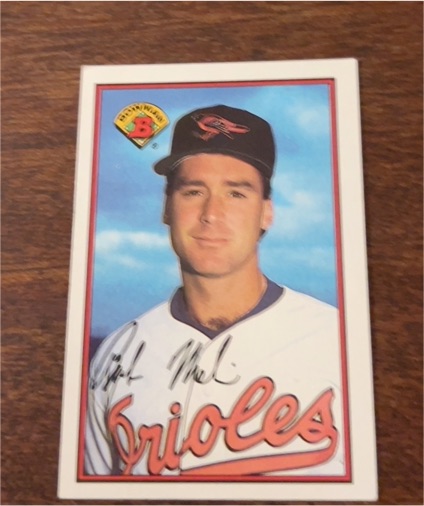 1989 Bowman #8 Bob Melvin — front