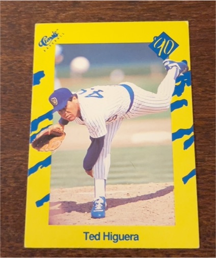 1990 Classic Update Yellow Travel Edition #T10 Ted Higuera — front