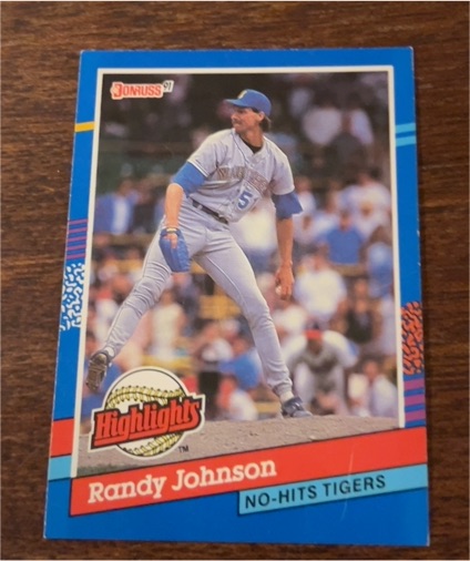 1991 Donruss Highlights #BC-2 Randy Johnson — front