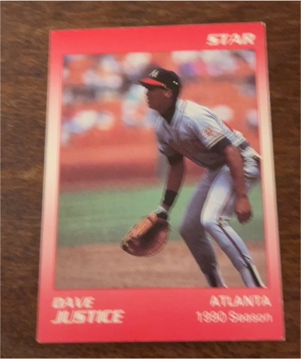 1990 Star Company #3 Dave Justice — front