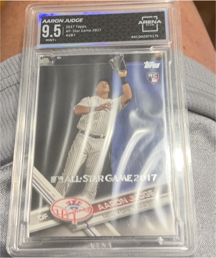2017 Topps #287 Aaron Judge All-Star Game Rookie Card — front