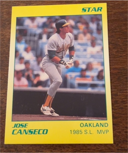 1990 Star Company #3 Jose Canseco — front