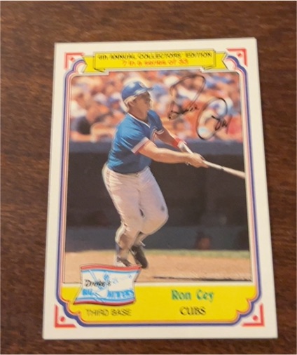 1984 Topps Drake's Big Hitters #7 Ron Cey — front