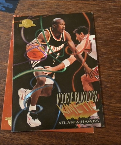 1995-96 SkyBox Premium Kinetic #K1 Mookie Blaylock — front