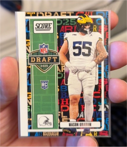 2025 Panini Score NFL Draft #19 Mason Graham — front