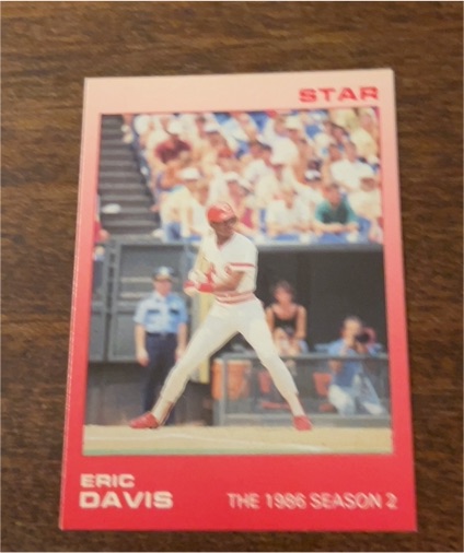 1986 Star Company Eric Davis — front