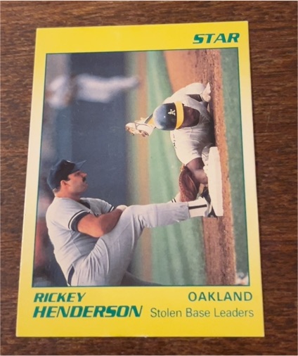 1990 Star #10 Rickey Henderson — front