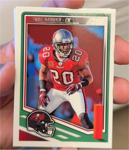 2025 Score Football #298 Ronde Barber — front