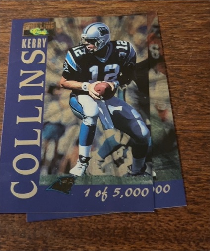 1995 Classic Pro Line 5000 #4 Kerry Collins — front