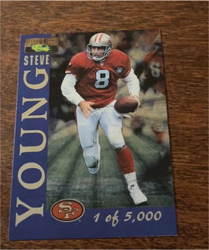 1995 Classic Pro Line #5 Steve Young — front