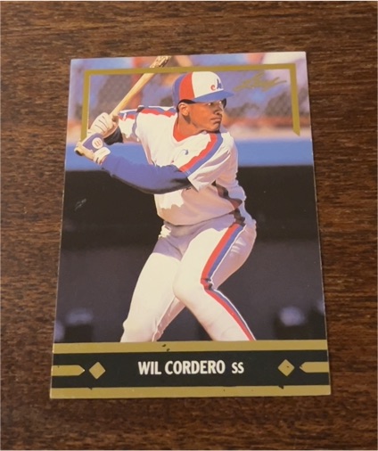 1991 Leaf Gold Rookies #BC3 Wil Cordero — front